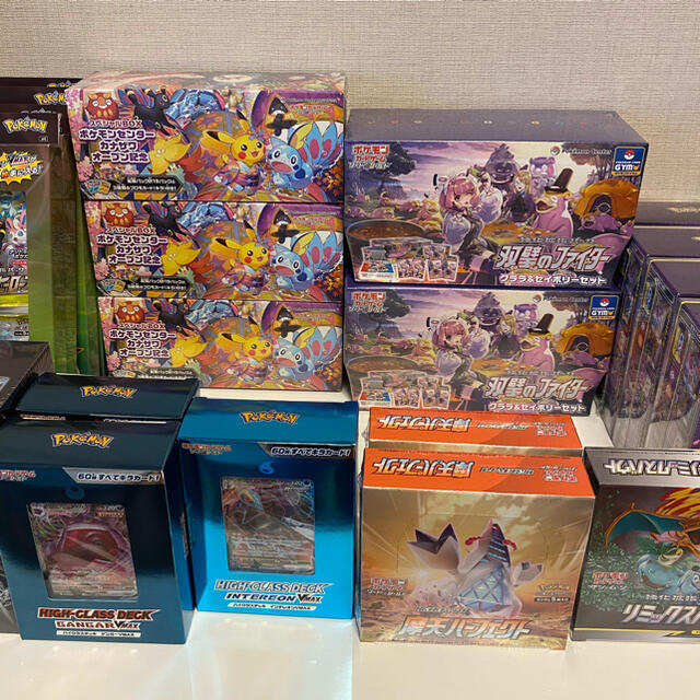 ポケモンカード 3箱 まとめ売り キラカード多数 引退 売り切り 画像