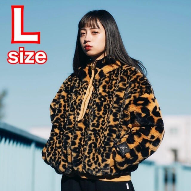 NIKE - 新品 L コートツーランウェイ フリース パーカー ヒョウ柄