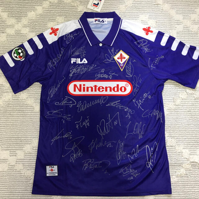 FILA - フィオレンティーナ98-99 Hオーセンティックユニフォーム#9