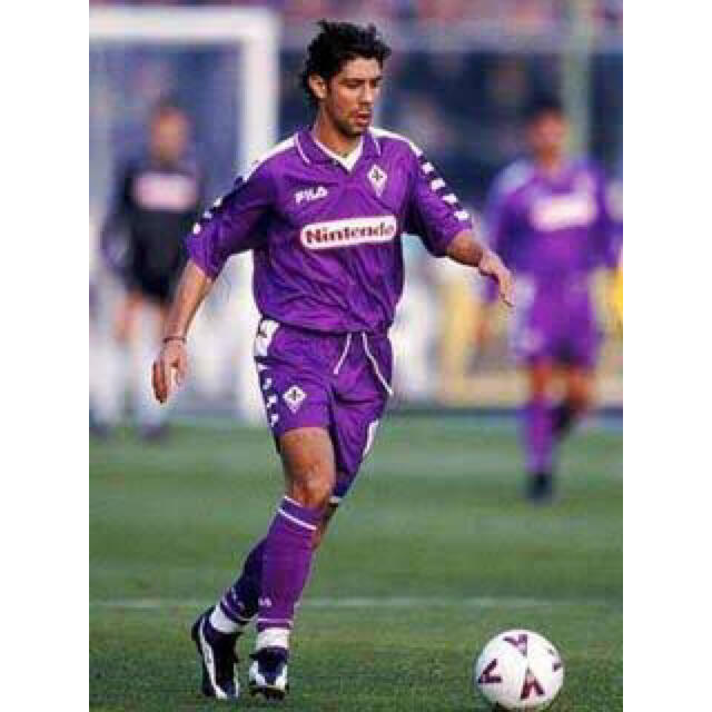 FILA - フィオレンティーナ98-99 Hオーセンティックユニフォーム#9