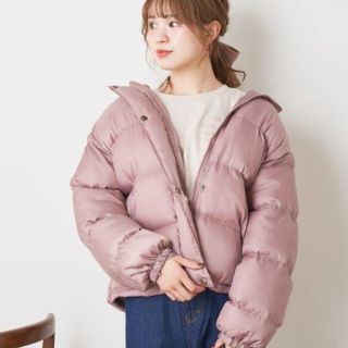 NICE CLAUP - NICE CLAUP ピンクダウンジャケットの通販 by miros shop