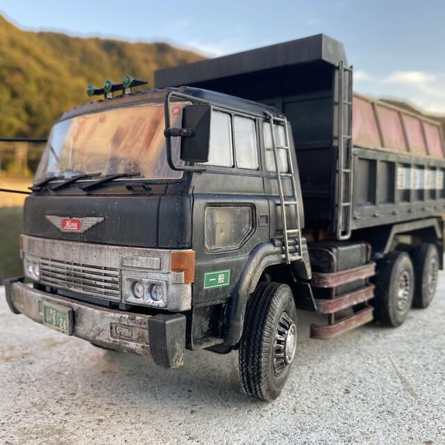 フジミ 1／ 24 トラックシリーズNo．2 日野 スーパードルフィン ダンプ