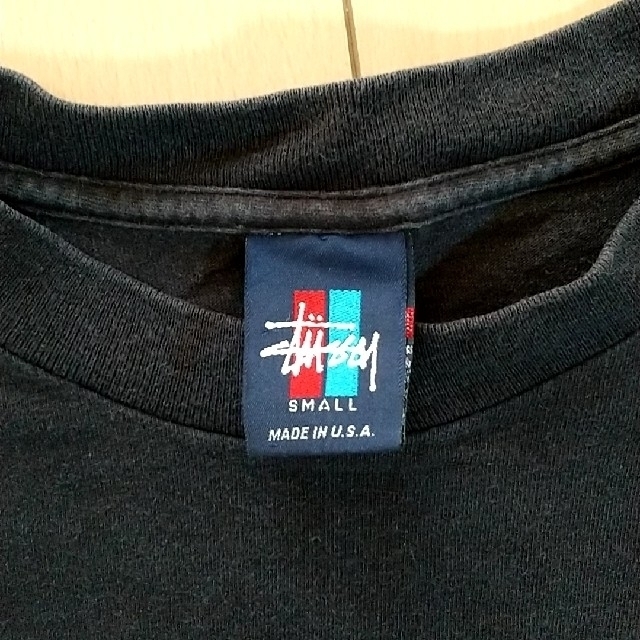 STUSSY - ステューシー made in usa 赤青タグ90～00年代？の通販