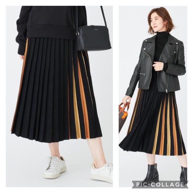 Paul Smith - 20AW コントラストニット スカート Paul Smith ポール