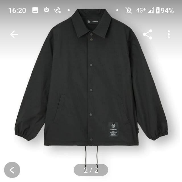 UNDERCOVER - GU × undercover アンダーカバー コーチジャケット 黒M