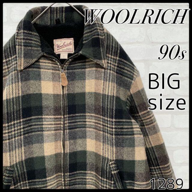 WOOLRICH - 【入手困難】BIGサイズ ウールリッチ 90s チェック ウール