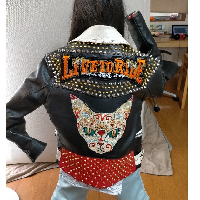 666 - 666 ステアハイド ライダース 鋲ジャンの通販 by キョンシー万事