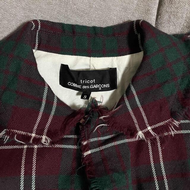 COMME des GARCONS - tricot comme des garcons チェックジャケットの