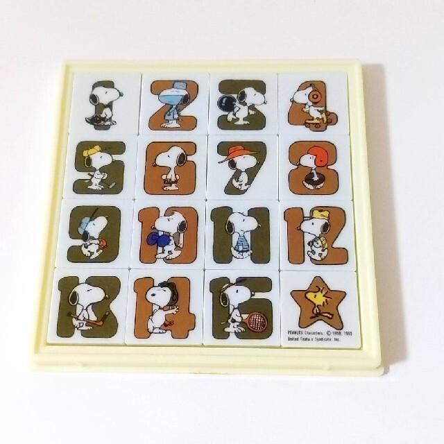 90年代 スヌーピー 数字 パズル レトロ ヴィンテージ 昭和の通販 by