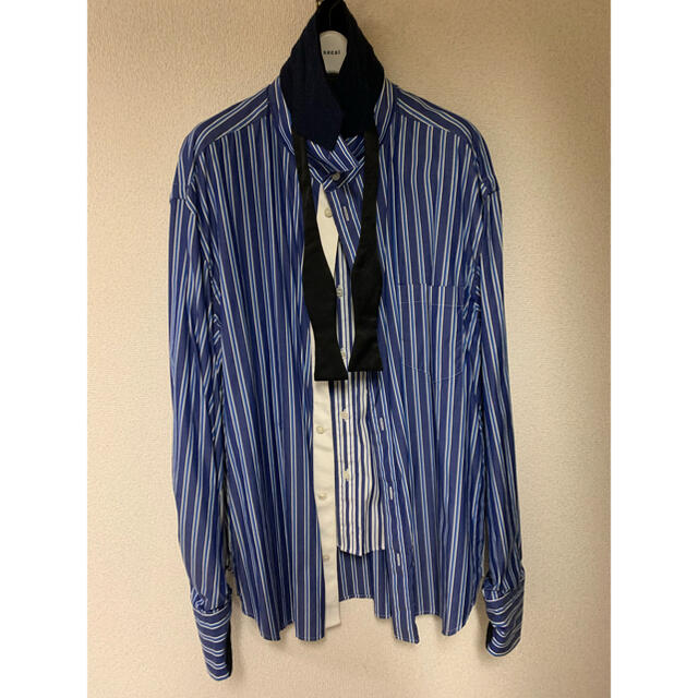 sacai - sacai 20ss ドッキングストライプシャツの通販 by マーシー's