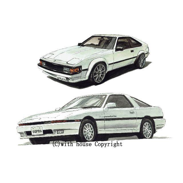 トヨタ - NC-968セリカXX/スープラ限定版画サイン額装作家平右ヱ門の