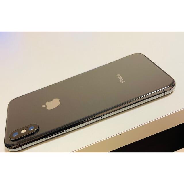 iPhone - 【美品】iPhone X スペースグレー 64GB SIMフリーの通販 by