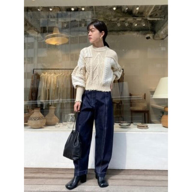 TODAYFUL - todayful Patchwork Puff Knit パッチワークパフニットの