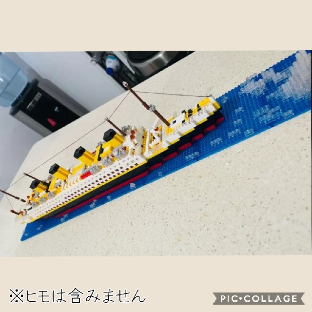 新品】タイタニック号 1860個 ナノブロック互換 豪華 56cmのビッグサイ