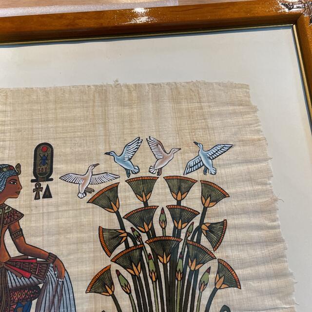 額縁付き】パピルス エジプト【壁掛け可能】の通販 by 大根's shop｜ラクマ