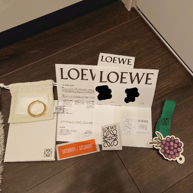 LOEWE - 新品未使用 LOEWE ロエベ ストラップ メタリックリング