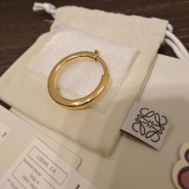 LOEWE - 新品未使用 LOEWE ロエベ ストラップ メタリックリング