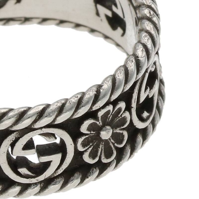 GUCCI - グッチ インターロッキングフラワーリング 15号の通販 by