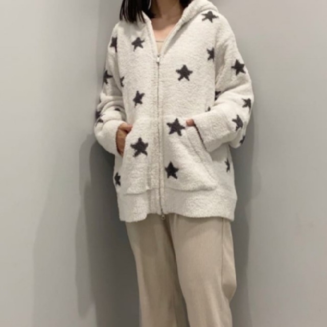 gelato pique - ジェラートピケ 星柄パーカーstarスタージャガード