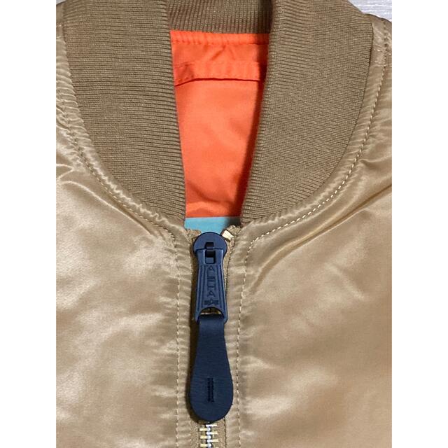 ALPHA INDUSTRIES - ALPHA INDUSTRIES MA-1 Mサイズ キャメル 試着1回