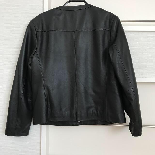 23区 - 【中村アンさん着用】23区シープレザーノーカラージャケット