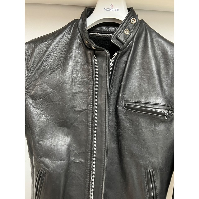 schott立襟シングルライダース641 36インチ インナーボア付の通販 by