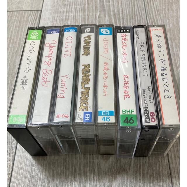昭和レトロ】カセットテープ 『使用済みカセットテープ』8本 の通販 by