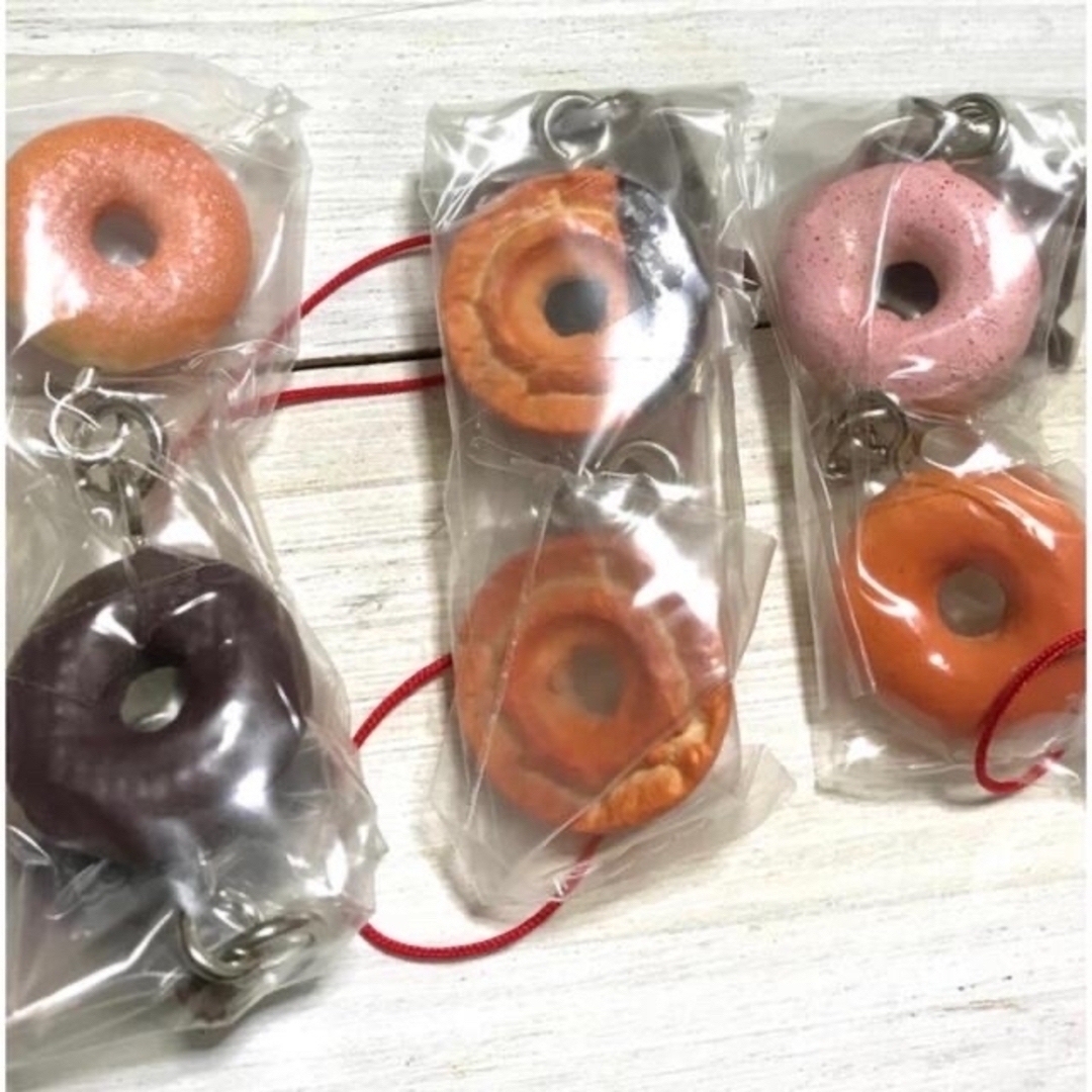 BANDAI - ミスタードーナツ ミスド ダブルストラップ 全6種 ミニチュア