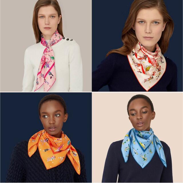 HERMES - HERMES カレ70 エクスリブリス パリジェンヌ エルメス