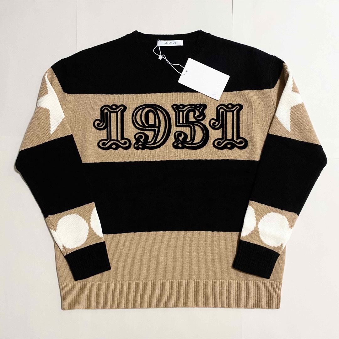 新品未使用！送料込み☆Max Mara☆ウール カシミヤ ジャカード ニット