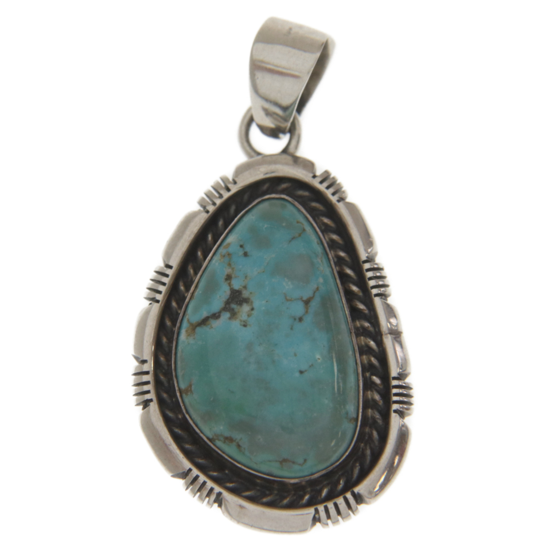 INDIAN JEWELRY インディアンジュエリー ナバホ族 SJ刻印 ターコイズ