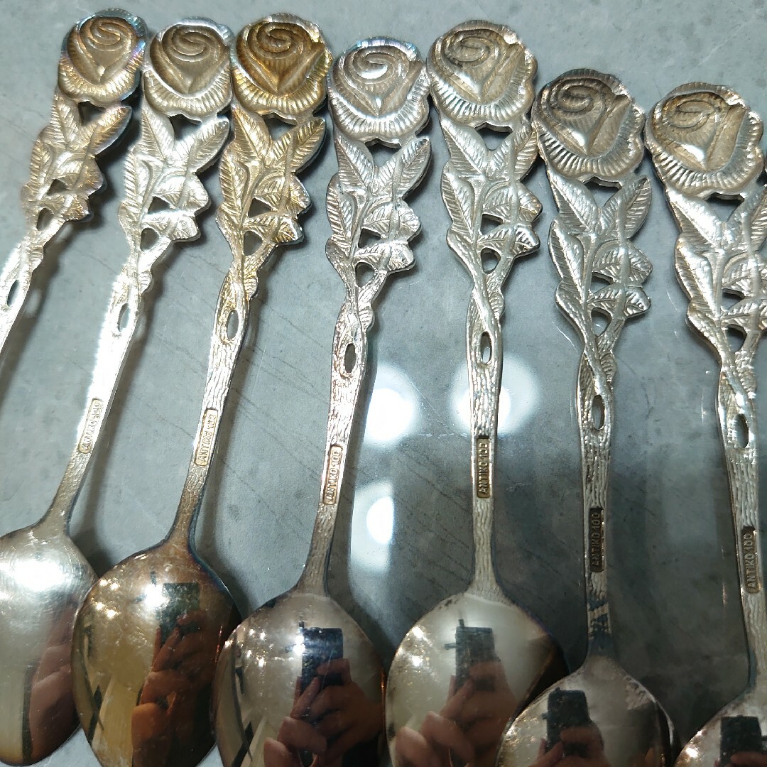 ANTIKO100ドイツ製 ヒルデスハイムローズ アンティークスプーンの通販