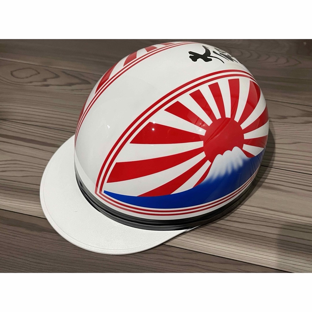 コルク半カスタム富士日章3つボタンホワイトピンクラメ桜高級クリヤ