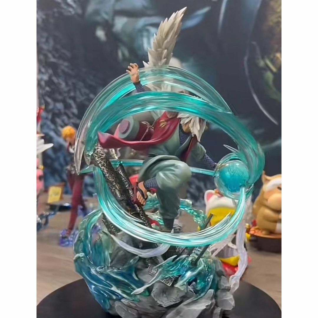 ナルト 自来也 仙人モード ガレージキット 塗装済み完成品 フィギュア