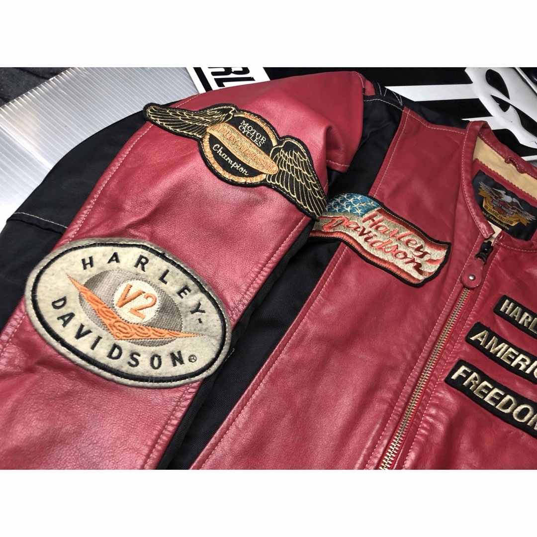Harley Davidson - ハーレーダビッドソン ☆涼く軽い本革ジャケット