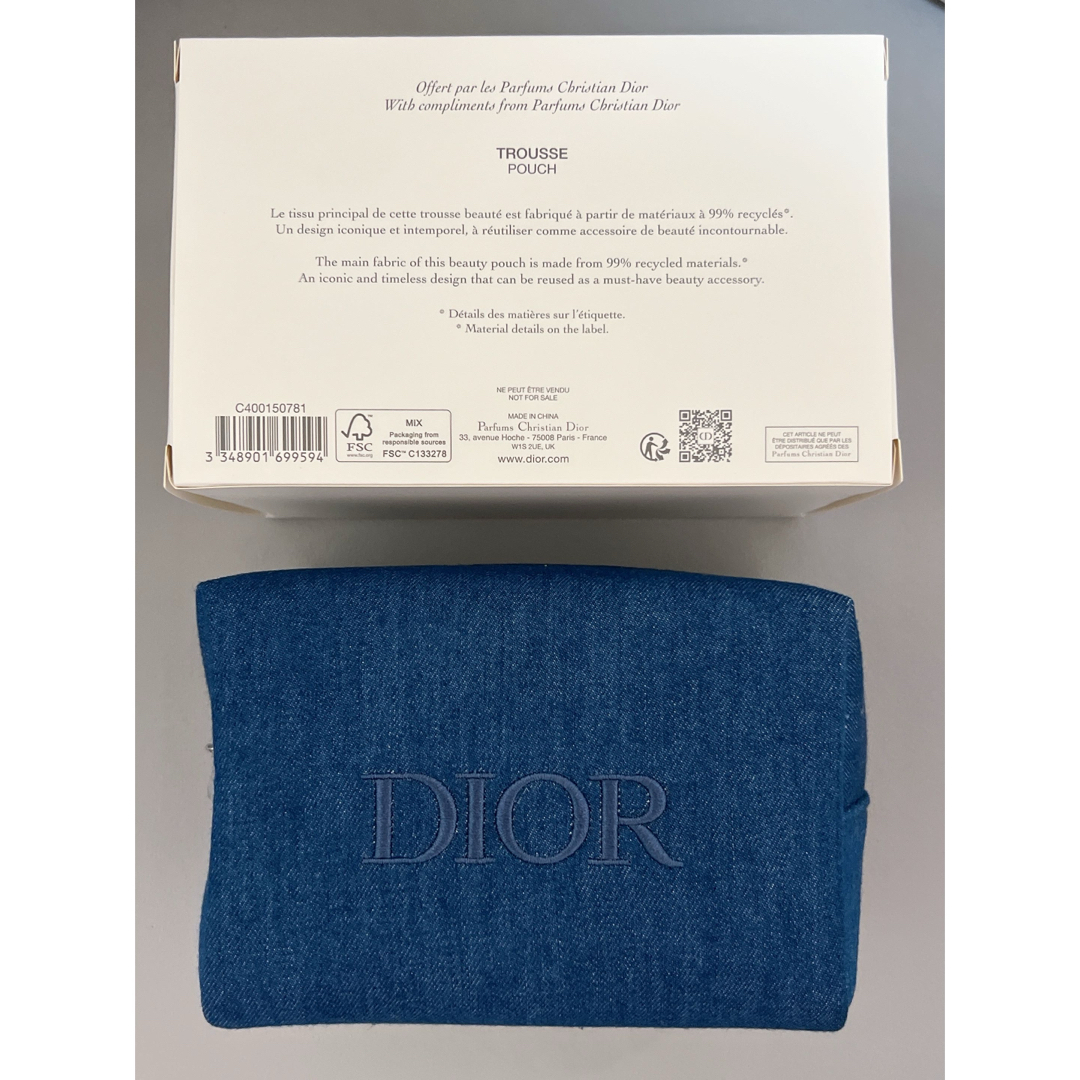 Dior - Dior デニムポーチ denim porchの通販 by 💗💜｜ディオールなら