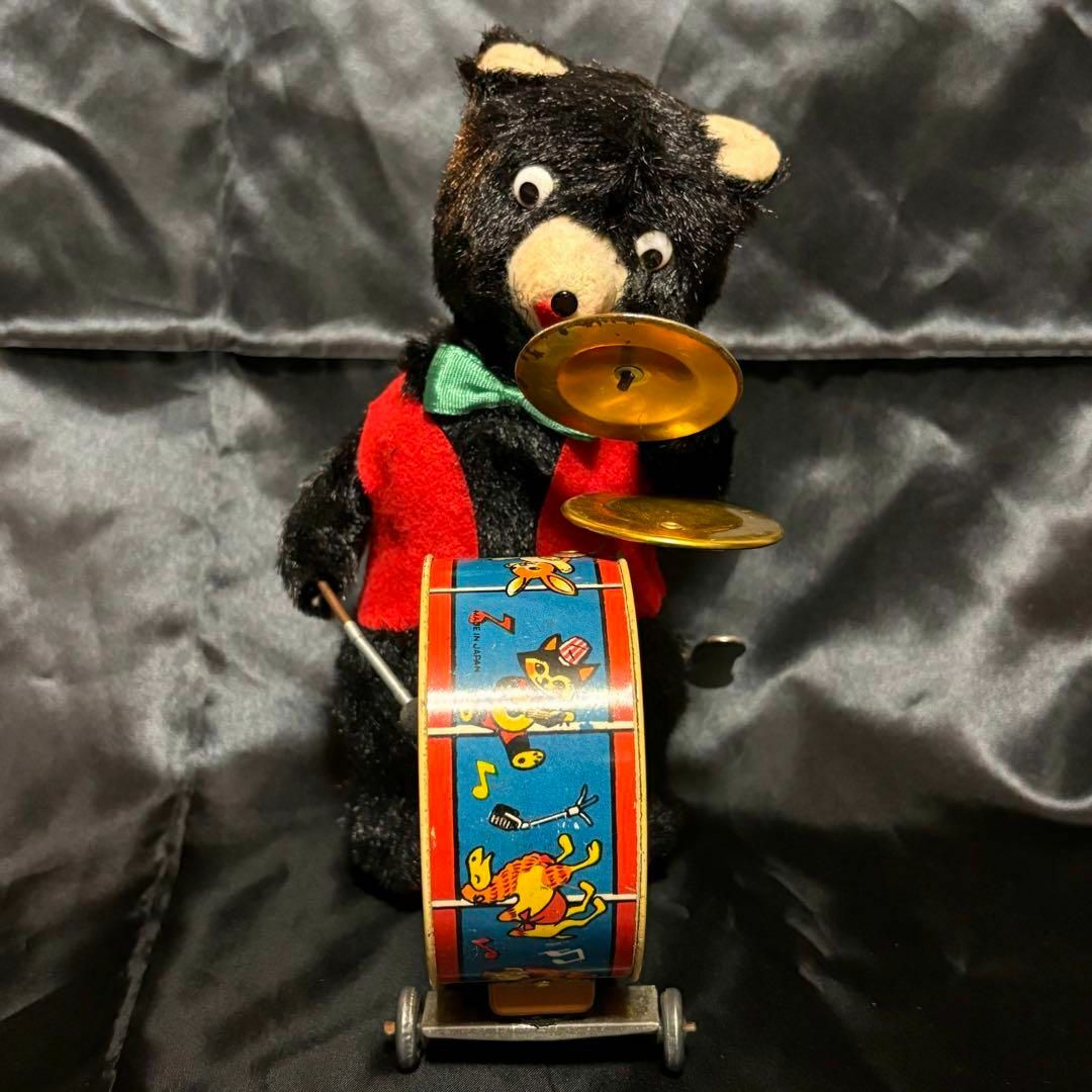 アルプス - 【激レア】ブリキのおもちゃ/熊のドラマー/ALPS Japan