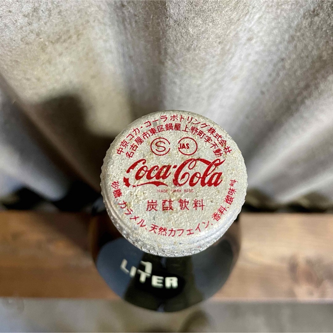 コカ・コーラ - コカ・コーラ 1L 瓶 未開封 インテリア ビンテージ