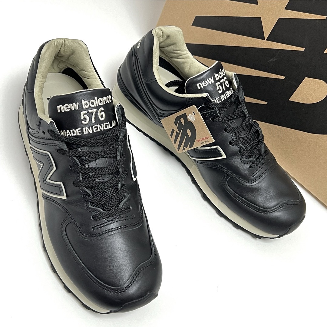 New Balance - 27cm 新品 英国製 ニューバランス 576 オール レザー