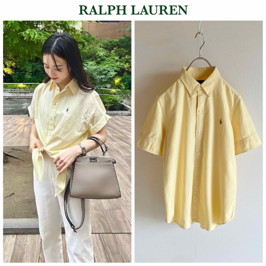 Ralph Lauren - ラルフローレン 半袖 ロゴ刺繍 オックスフォード BD