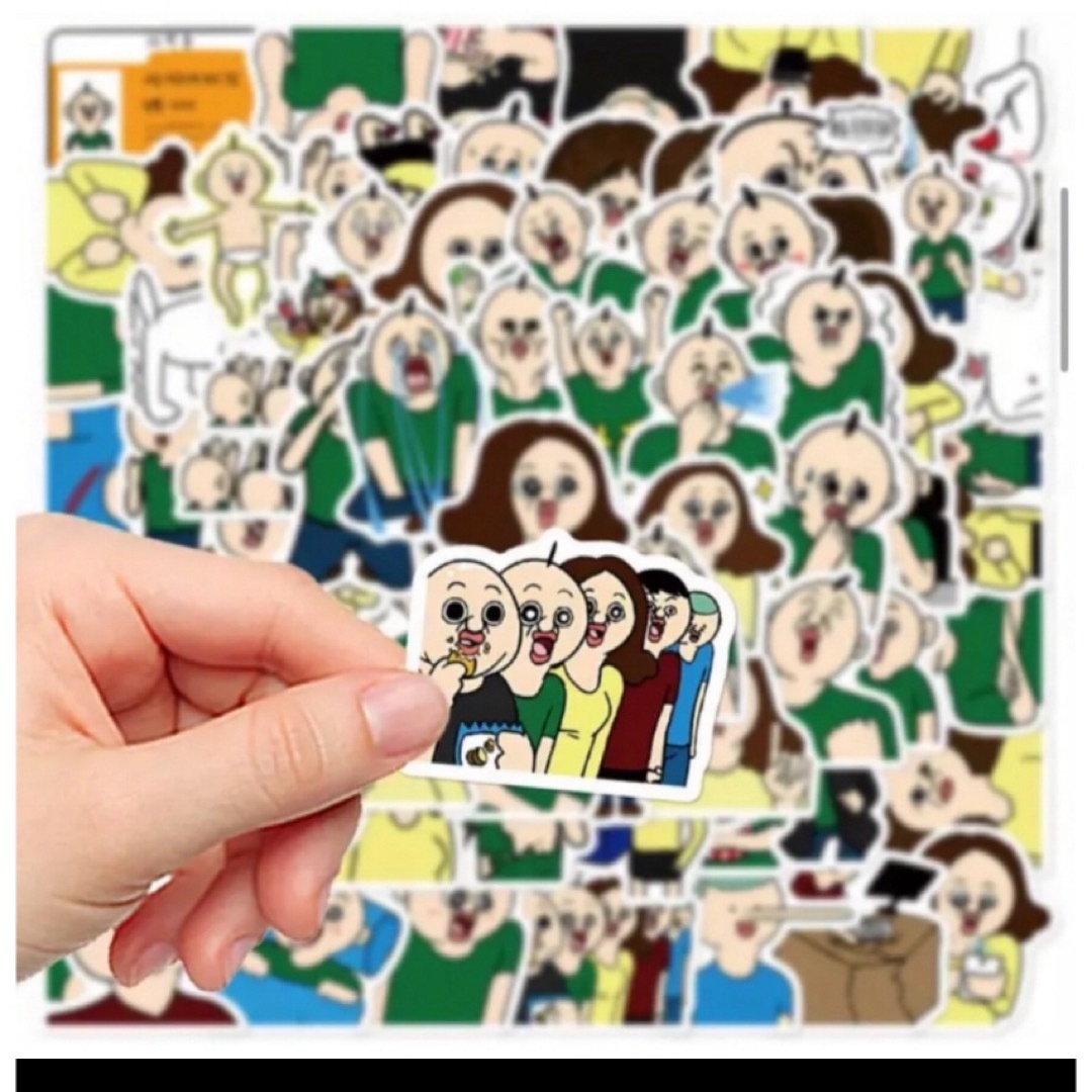 韓国 パンパンイ ステッカー パンパンくんの日常 シール セット売り 73