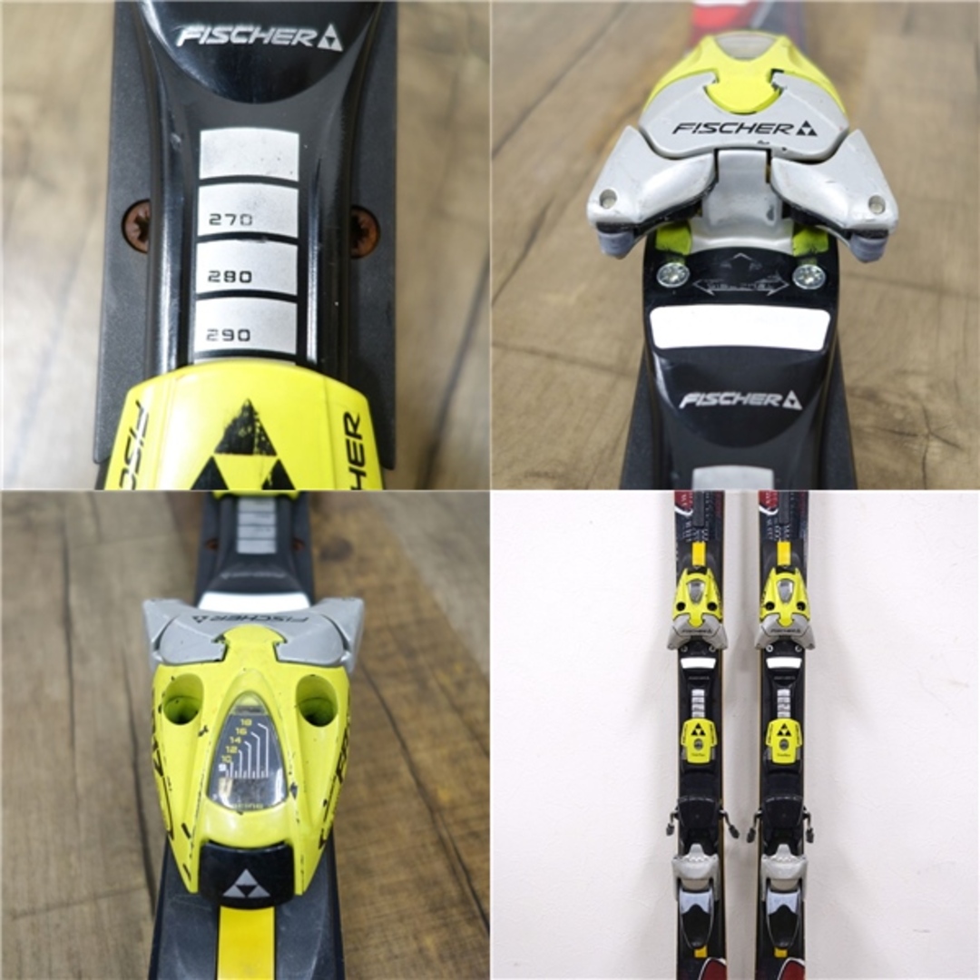 フィッシャー FISCHER RX 10S 165cm センター66mm ビンディング FR17