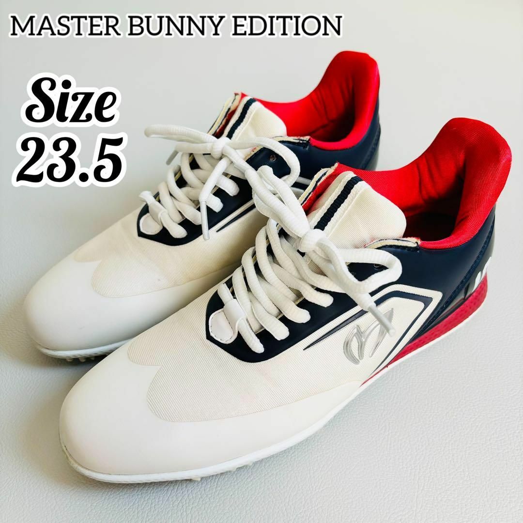 MASTER BUNNY ゴルフシューズ MBE 10 レッド/ネイビー MASTER BUNNY