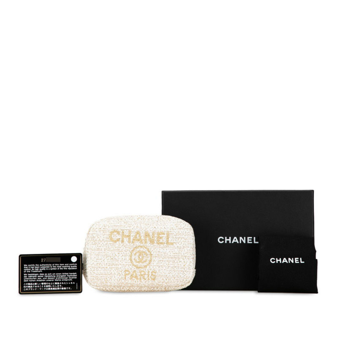 CHANEL - シャネル ドーヴィル ポーチ ツイード レディース CHANEL