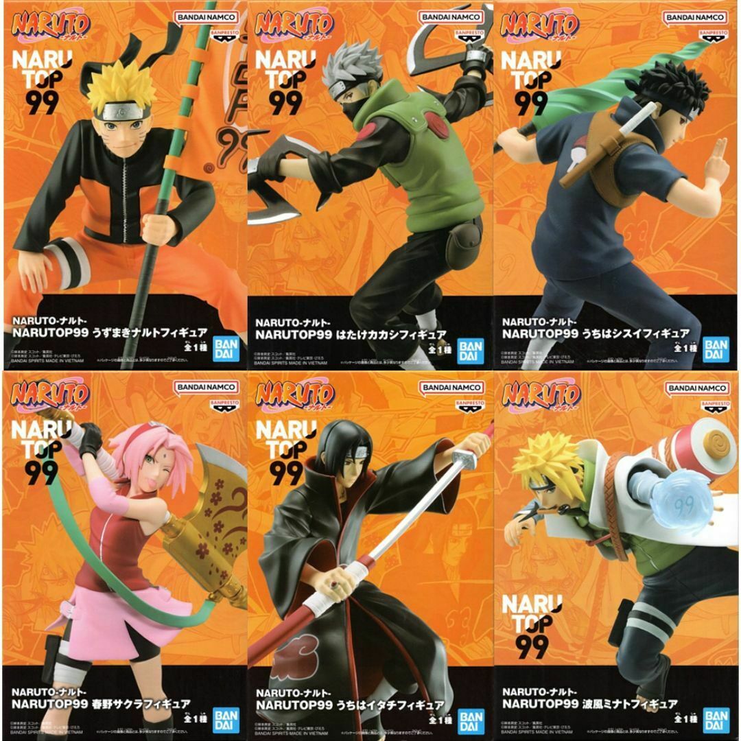 新品】NARUTO ナルト NARUTOP99 フィギュア 全6種セットの通販 by らく