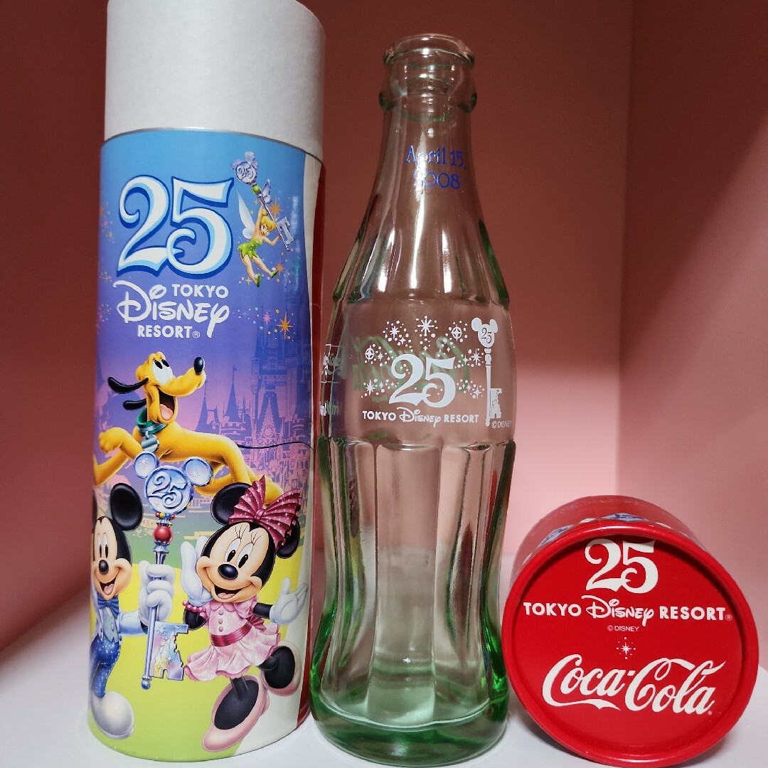 コカ・コーラ - Coca-Cola 東京ディズニーリゾート 25周年 ガラス瓶