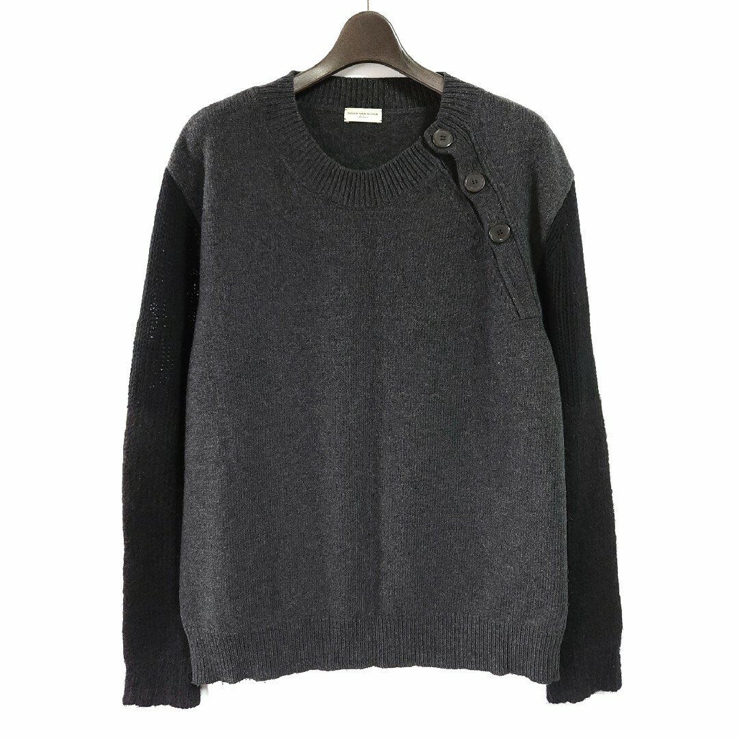DRIES VAN NOTEN グレー クルーネックセーター Dries Van Noten