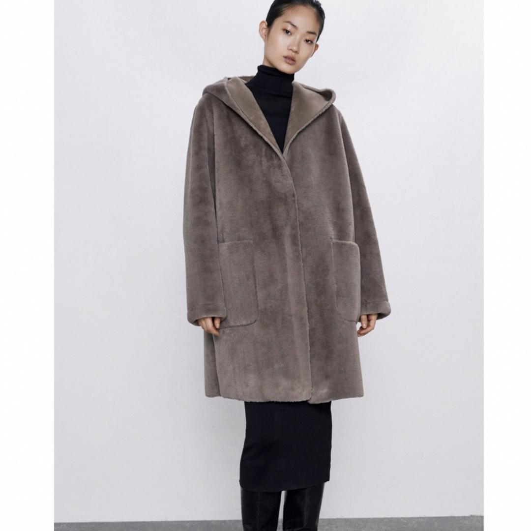 ZARA - ZARA フェイクファー リバーシブルコートの通販 by ふわ's shop