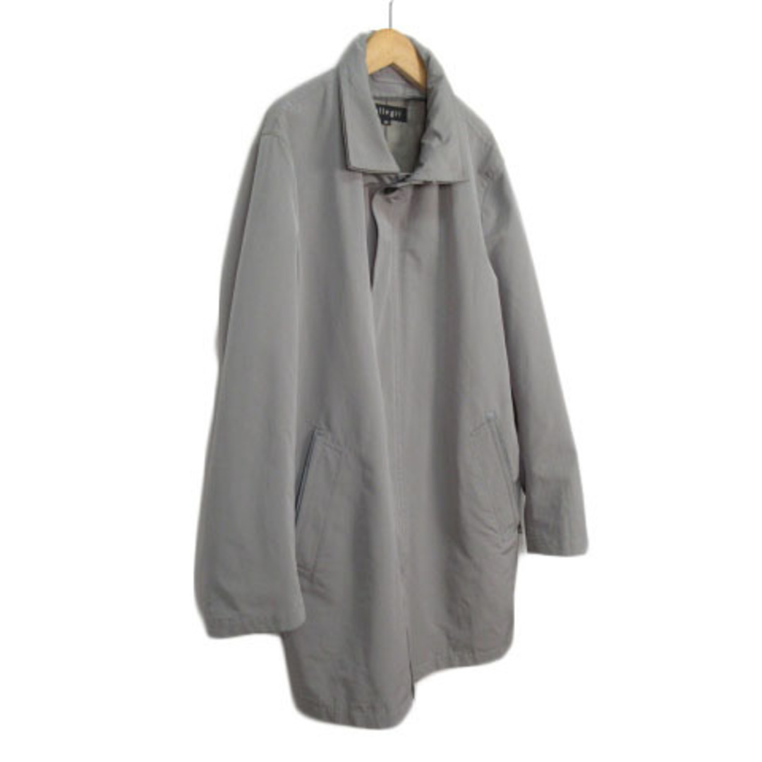allegri - アレグリ allegri コート ステンカラー フード 48 グレーの