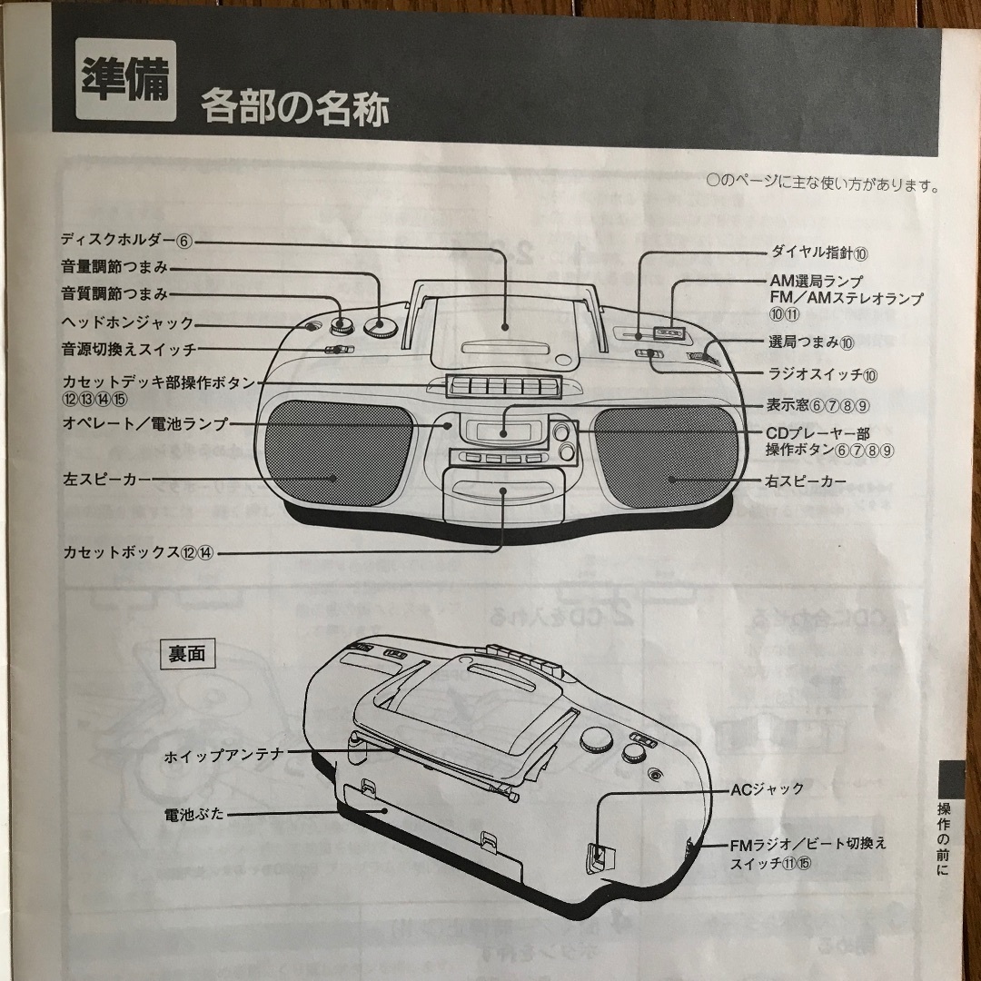 aiwa - ♪レア♪aiwa CSD-EX10 取扱説明書のみ 1点の通販 by りらこ's
